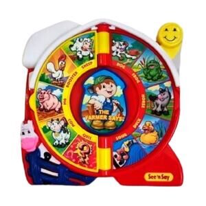 Kids Fisher Price See n Say Farmer Spinning Educational Toy